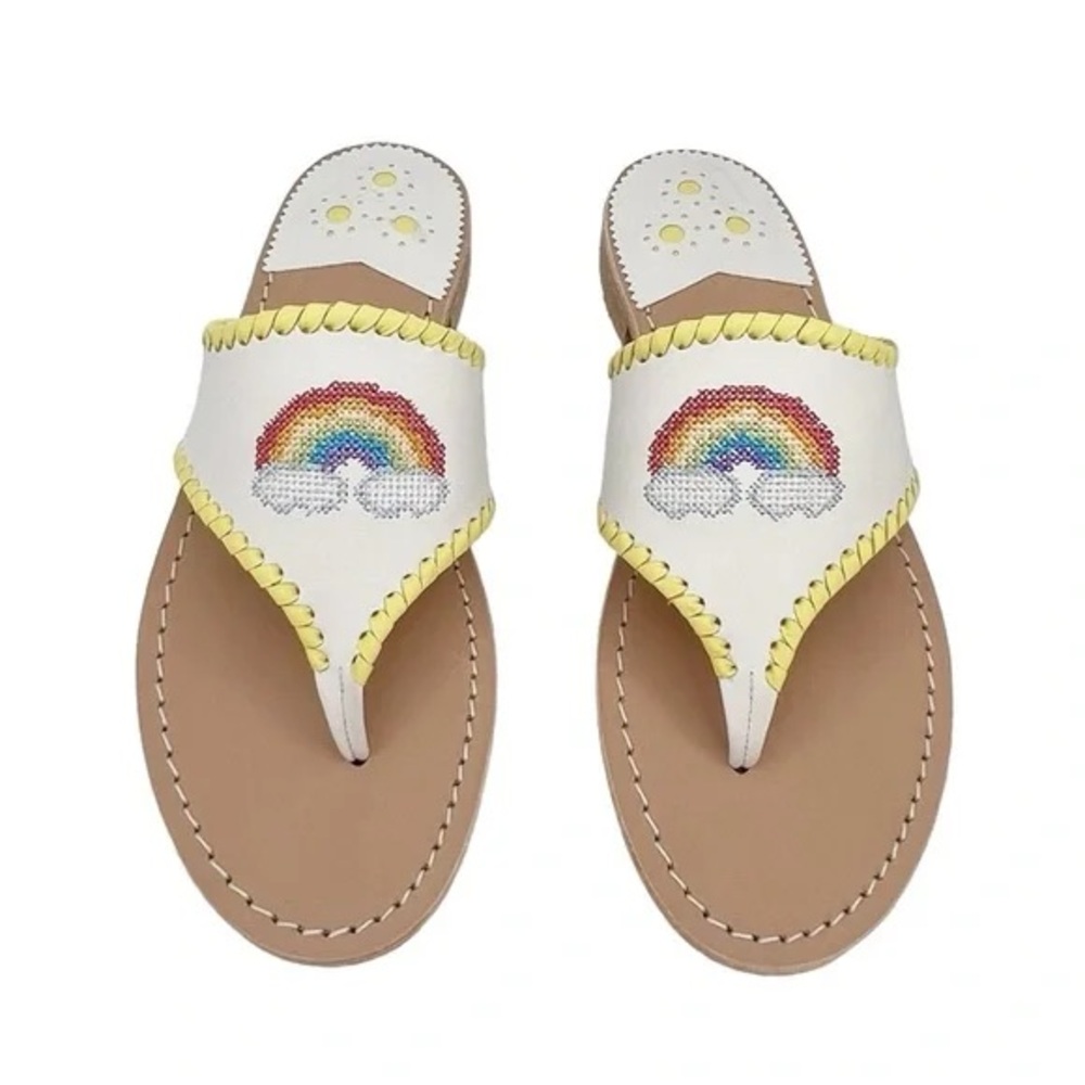 NWT Jack Rogers rainbow flats 🌈